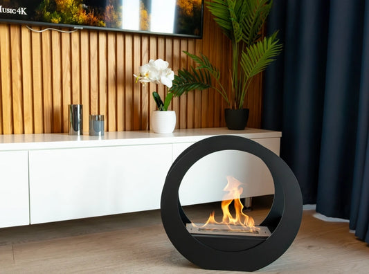 Biofireplace freestanding Only black matte