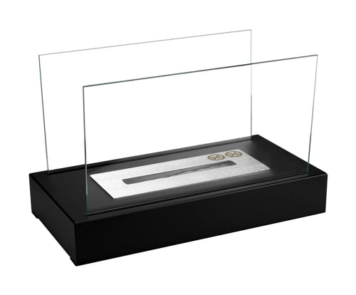 Biofireplace freestanding Glow black matte