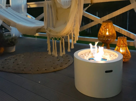 Biofireplace freestanding Moon black matte